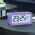 thumbnail image 6 of shyuyusa Digital Electronic Clock LED Display Electronic Clock Stereo Digital Display Snooze Alarm Clock 12/24H Change Countdown Time for Bedrooms Heavy Sleepers Kids Travel Bathroom Desk, 6 of 8