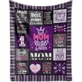 thumbnail image 1 of Gifts for Mom,Mom Blanket,Gifts for Mom from Daughter,Great Mother Gifts Meaningful Gifts for Mom Unique for Mom 60"x50", 1 of 6