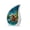 Bear-1, variant on VALERASH Bear Teardrop Urn for Ashes Adult Male & Female Set of 1 Large & 4 Keepsake Drop Urn - Mini Blue Cremation Urns for Human Ashes - 10 & 3 Inch