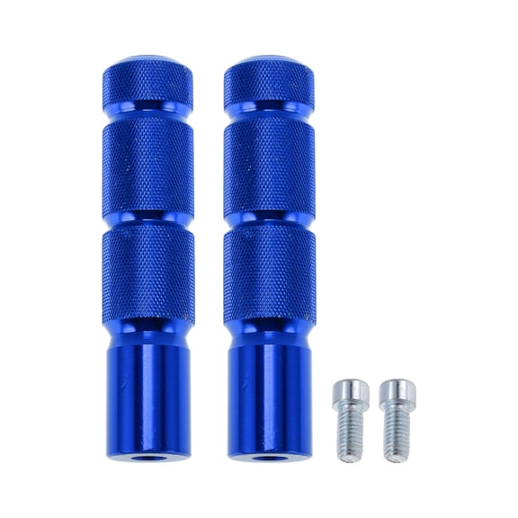 Unique Bargains Motorcycle Foot Pegs for Honda Grom MSX125 2013-2020 Front Pedal Footrests Footpeg Foot Pedal Aluminum Alloy Blue 1 Pair