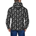 thumbnail image 5 of Zip Up Hoodies for Men - Anchor chain white black cool Long Sleeve Comfrt Men'S Fashion Hoodies & Sweatshirts, Jackets for Men Hoodies Pullover Clothing Clothes with Pouch, 5 of 5