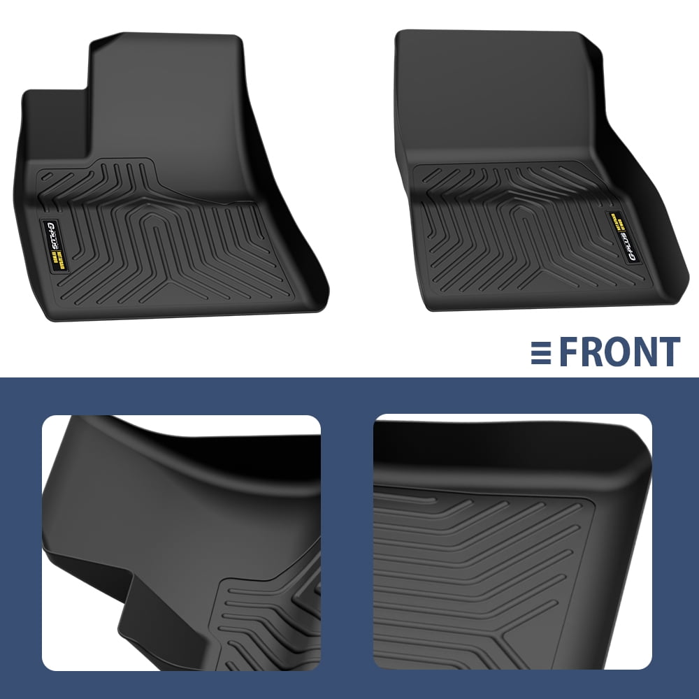 All Weather TPE Floor Mats Cargo Liner Full Set Fit For 2017-2023 Tesla Model 3