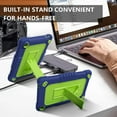 thumbnail image 5 of SOATUTO For Walmart Onn 7 Gen 3 Case / Onn 7 2022 Model Tbalet Case Built in Shoulder Strap & Stand With HD Tempered Glass Screen Protector For Walmart Onn 7 2022 Model 100071481 - Navy+Green&2 Pcs, 5 of 6