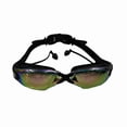 thumbnail image 4 of Swim goggles with ear plugs Waterproof silicone swim goggles Adult men women youth swimming goggles Adult swimming goggles-Pink, 4 of 4