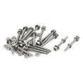 thumbnail image 1 of M2x20mm Tornillo de cabeza plana Phillips de acero inoxidable 304 con tuerca y arandela 18 juegos, 1 of 3