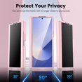thumbnail image 4 of Funda VEGO para Samsung Galaxy Z Fold 6 con Pantalla de Privacidad Rosa, 4 of 9