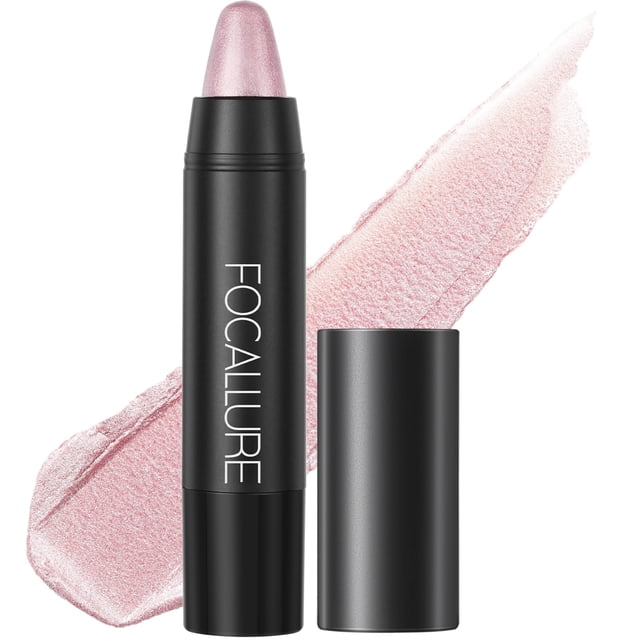 FOCALLURE Lápiz labial metálico ultra elegante rico en vitamina E Crayón de labios Color ligero y brillante sin secar ni decolorar Maquillaje de labios de larga duración #26 Salt Lake