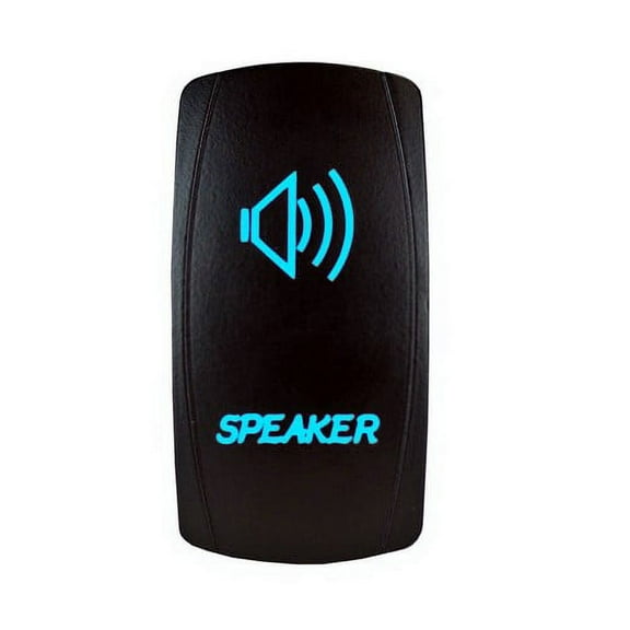 STV Motorsports Blue LED Laser Rocker Switch SPEAKER