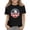 Black, variant on Girls 4th of July Patriotic American Flag Eagle Graphic T-Shirt Kids Independence Day Short Sleeve Crew Neck Tee Navy,Size 5-6 T