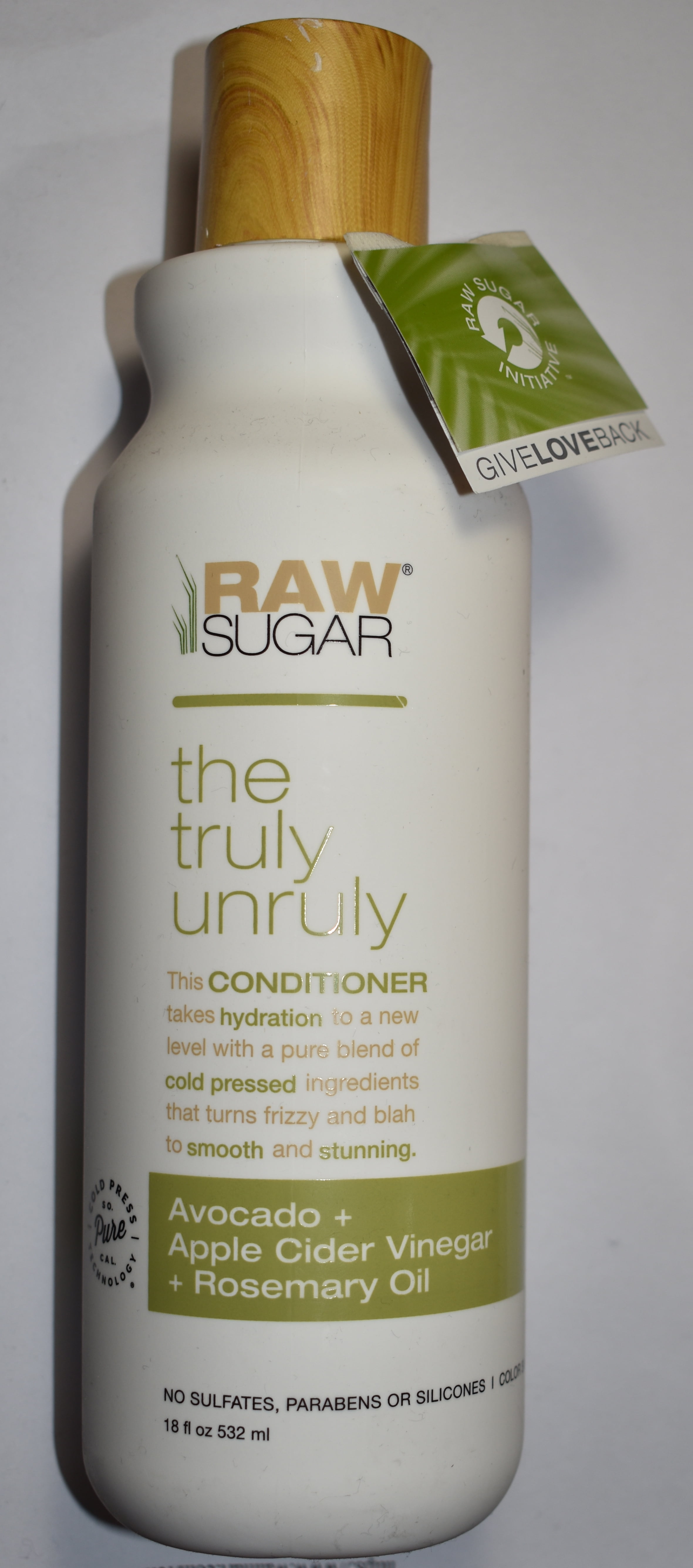Raw Sugar The Truly Unruly Conditioner Avocado AppleCider Vinegar