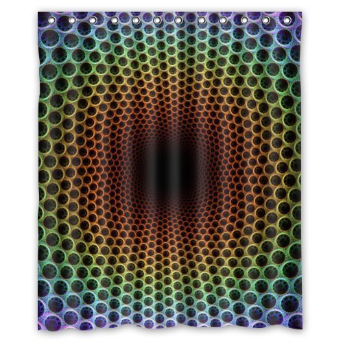 ABPHQTO Trippy Psychedelic Cortina de ducha Cortina de ducha impermeable 150x180 cm