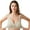 Beige, variant on Women's Seamless Nursing Bralette Wireless Maternity Bra Breathable Ice Silk Comfortable Breastfeeding Underwear with Light Padding