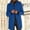 Dark blue, variant on Rigardu Long Pea Coats for Women Winter Stand Collar Single Breasted Wool Coats Wool Blend Peacoat Thicken Blazer Jacket Black Xxl