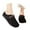 Black, variant on Slippers for Women,Breathable Mesh On Slippers For Women Summer Casual Shoes Comfortable Open Toe Slide Sandals Lightweight Home Loafers,Womens Slippers,Black,6