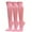 Light Pink, variant on COUVER Womens Plain Striped Cotton Knee High Socks Light Orange Medium 3 Pairs