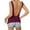 Wine, variant on Women'S Backless Tank Top Women'S Solid Back With A Deep V Sexy Backless Slim And Elastic Vest Black XL