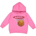 thumbnail image 2 of Inktastic Basketball Swish Toddler Hoodie, 2 of 4