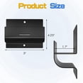 thumbnail image 7 of 4pcs Ladder Hooks for Garage Wall, Wall Mount Heavy Duty Hook for Ladder Patio Furniture, Wheelbarrow, Chair & Ladder, 7 of 7