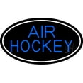 thumbnail image 1 of Air Hockey Bar Oval With White Border LED Neon Sign 13 x 24 - inches, Clear Edge Cut Acrylic Backing, with Dimmer - Bright and Premium built indoor LED Neon Sign for Bar decor., 1 of 7