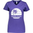 thumbnail image 3 of Inktastic Sanibel Island Florida Vacation Women's V-Neck T-Shirt, 3 of 5