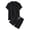 T6-Black, variant on Havenx Mens 2 Piece Short Sets Cotton Linen Short Sleeve Button Down Shirts Shorts Collared Drawstring Outfits Summer Beach Lightweight Athletic Breathable Outfits Tracksuit,Yellow S