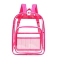 thumbnail image 2 of Women Ladies Girls Transparent Shoulder Backpack Students School Travel Bag, 2 of 2