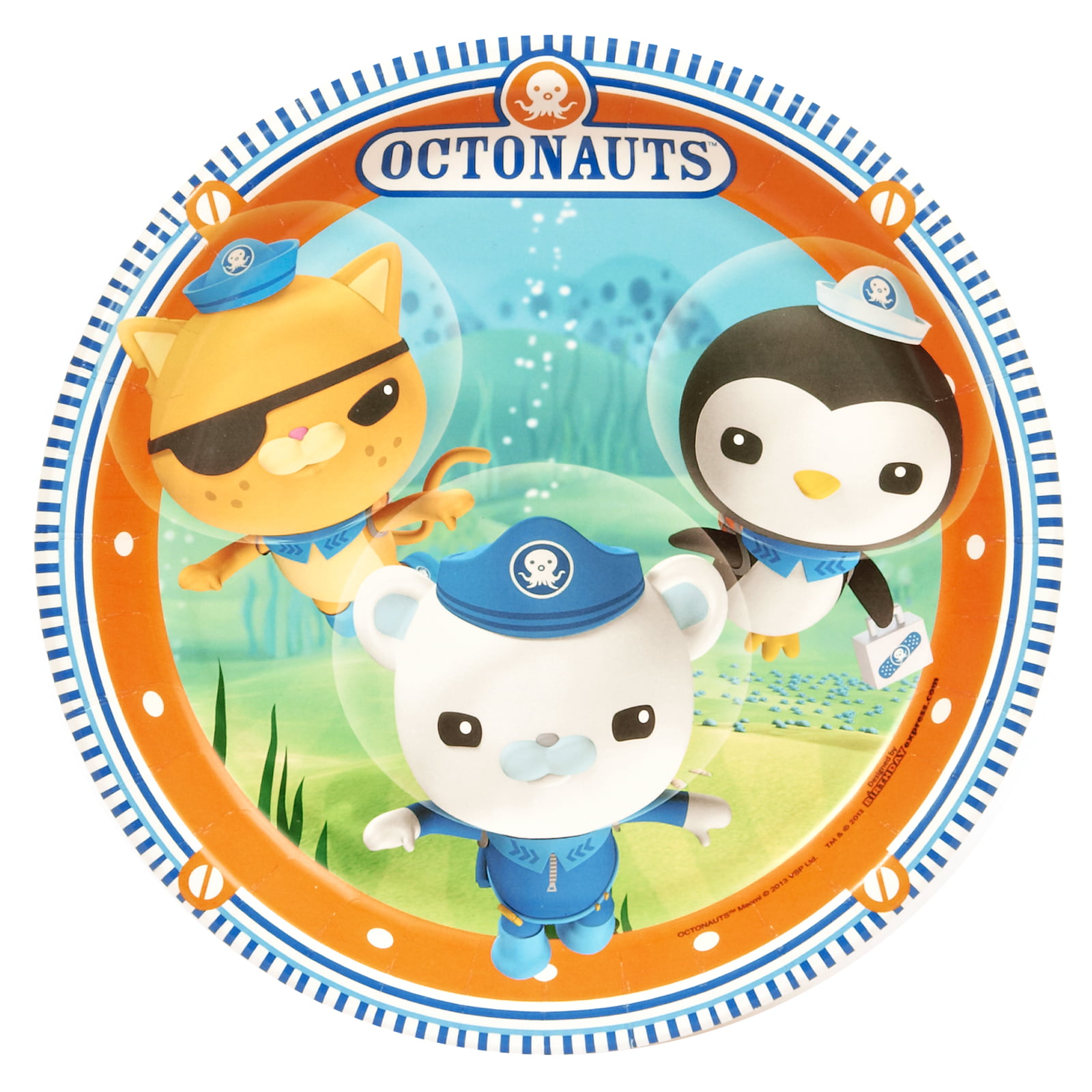 24pcs Octonauts Children Birthday Party Paper Plate Cup Tableware Decorations
