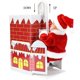 thumbnail image 4 of Muñeco de Papá Noel para niños, juguete para escalar, chimenea, música, adorno de decoración navideña Sailing Electrónica, 4 of 5