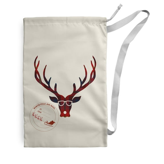 Cool Dude Holiday Reindeer Santa Sack