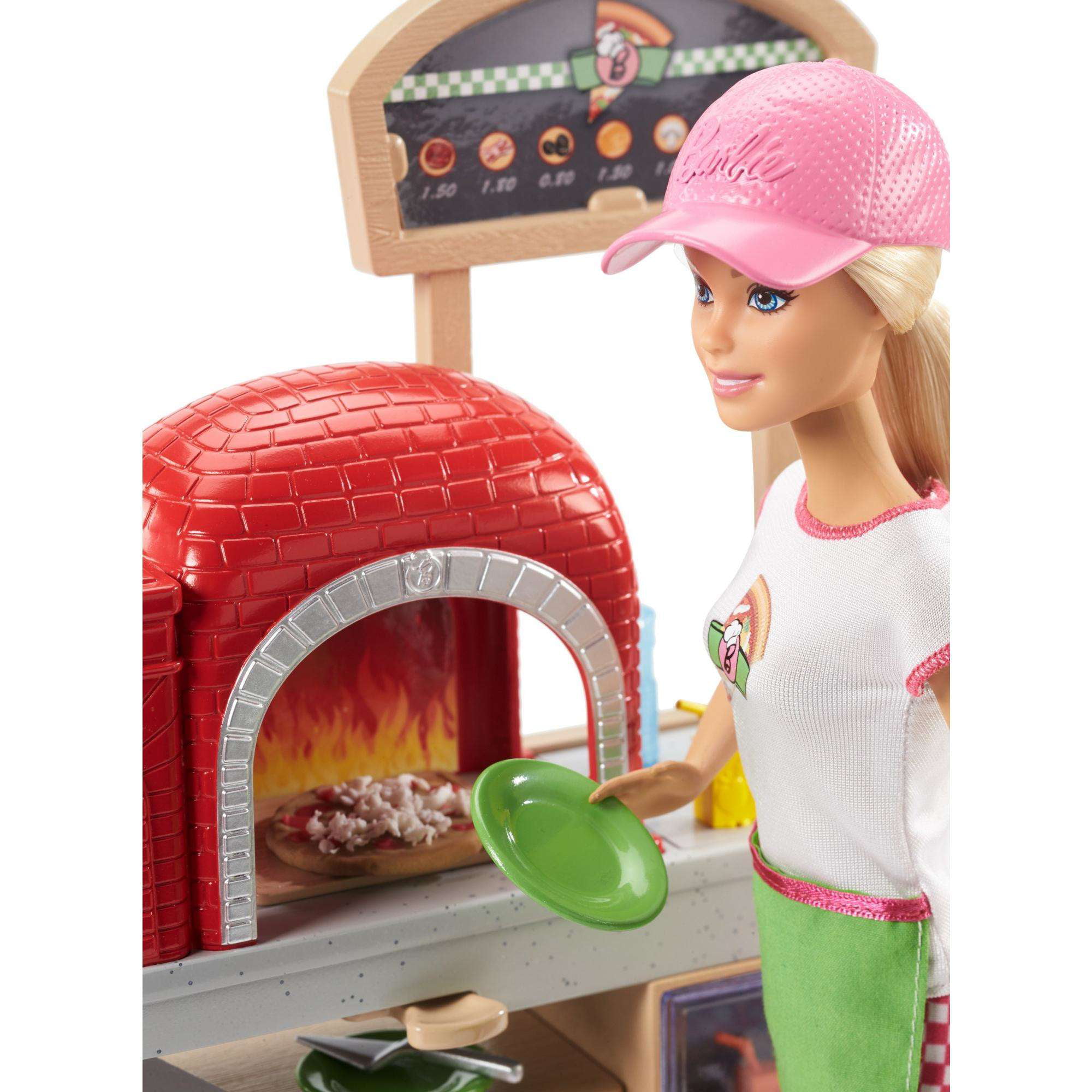 barbie pizza playset