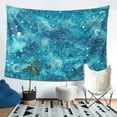 thumbnail image 4 of YFYANG Blue Abstract Cloud Texture Tapestry, Bedroom Dormitory Living Room Decoration Tapestrys Wall Hanging , 80 x 60 in, 4 of 8