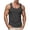 Dark Gray, variant on Men's Solid Color Sleeveless Tank Top for Summer Workout Gym Training Athletic Vest