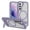 Clear Purple, variant on for Samsung S22 Case,Dual Layer With Kickstand Compatible For MagSafe,Military Shockproof Matte PC with Soft Edges Phone Cover For Galaxy S22 6.1"(Clear Purple)