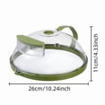 thumbnail image 3 of Microwave Cover for Food,Microwave Splatter Cover with Handle and Adjustable Steam Vents Holes,Heat Resistant Microwave Food Lid for Microwave Food,Kitchen Gadgets Accessories, 3 of 6