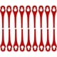 thumbnail image 1 of Paquete de 100 cuchillas de repuesto de plástico para bordeadora, longitud 83 mm, rojas, 1 of 5