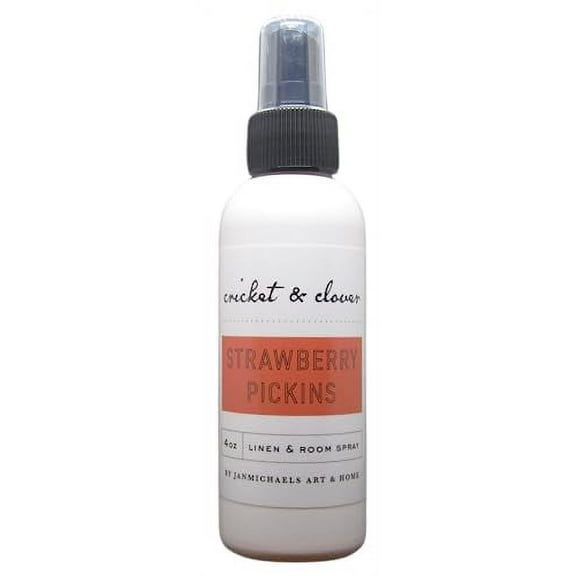 Cricket and Clover Strawberry Pickens Potpourri Room Spray 4 Ounce Bottle