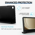 thumbnail image 3 of for Samsung Galaxy Tab A9+/ Tab A9 Plus Case 11 inch 2023 SM-X210/X215/X216 case, Shockproof, Silicone Rubber EVA Portable Handle Stand Protective Kids Cover Case, Black, 3 of 5