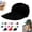 Black, variant on Women's UPF 50+ UV Protection Sun Visor Hat,Wide Brim UV Protection, Lightweight Foldable Ponytail Beach Cap for Golf Hiking