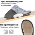 thumbnail image 4 of LORDFON Warm Womens House Slippers with Fluffy Fuzzy Plush Lining for Winter, 4 of 7