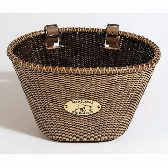 Nantucket Bicycle Basket Co. Lightship (Adult Oval, Natural)