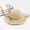 Beige, variant on Xysaqa Women's Wide Brimmed Caps Foldable Summer Beach Sun Straw Hats
