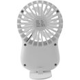 thumbnail image 5 of Ventiladores USB, pantalla de tiempo, ventiladores de escritorio portátiles recargables, mini ventilador portátil para viajes, blanco, 5 of 5