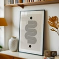 thumbnail image 6 of Mid Century Modern Objects No.1 - Mixed Media Geometric Minimalist Line Art Abstract Pattern Modern Art Black and White Black Framed Wall Art Print 16 x 24 inches, 6 of 12