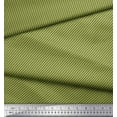 thumbnail image 2 of Soimoi Green Poly Georgette Fabric Diagonal Stripe & Dots Fabric Prints By Yard 52 Inch Wide, 2 of 3