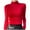 Wine, variant on HAPIMO Slim Wool Sweater Women Fall Winter Warm Knitted Pullover High Neck Long Sleeve Sweater Basic Tops Stretch Brown M