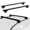 thumbnail image 2 of COWVIE 53" Pro Universal Roof Rack Cross Bars with keyed Locks Fully Assembled- Fit Raised Rails, Black, 2 of 4