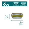 thumbnail image 2 of vancasso Stern, Grass Green 4-Piece Saucer Dish Set, Porcelain Snack Bowl, Square, 2 of 7