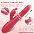 thumbnail image 2 of TLUDA Vibrating Dildo Women Vibrator, Dildo Vibrator with Suction Cup, G Spot Vibrator for Women, 2 of 6