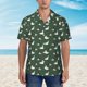 thumbnail image 2 of Balery Colorful Mallard Duck Camisas hawaianas de manga corta para hombre, camisas playeras de corte holgado, camisas de vacaciones con botones,Medium, 2 of 7