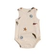 thumbnail image 1 of Felwors Born To Crawl Off Roading Cute Infant Bodysuit Baby Romper, 1 of 4
